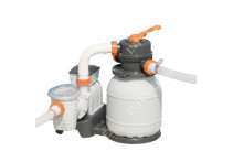 5619E Bestway Круглый каркасный бассейн, 488х122см+фильтр-насос, лестница, тент